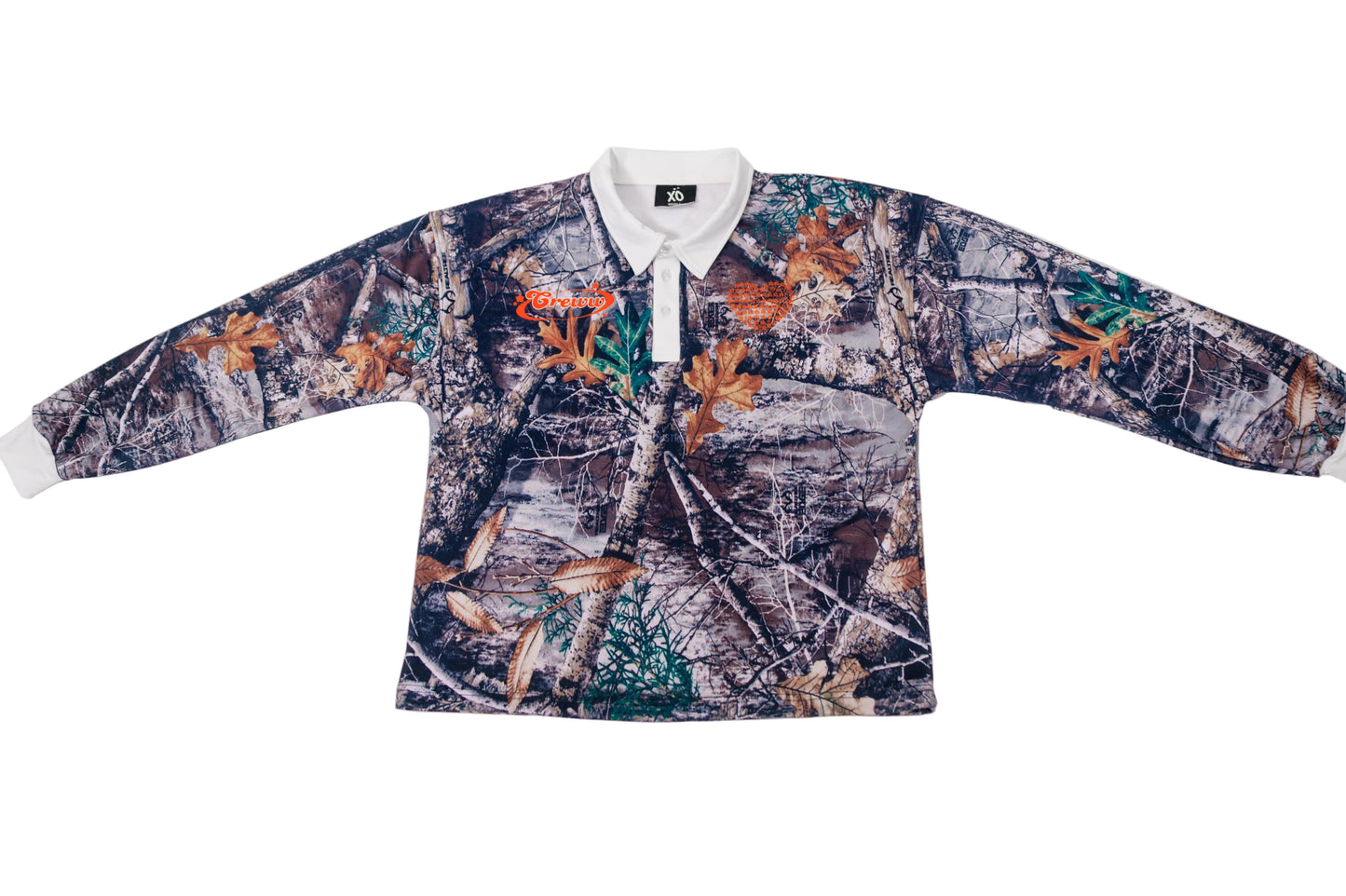 CrewwXO Camo Polo Rugby