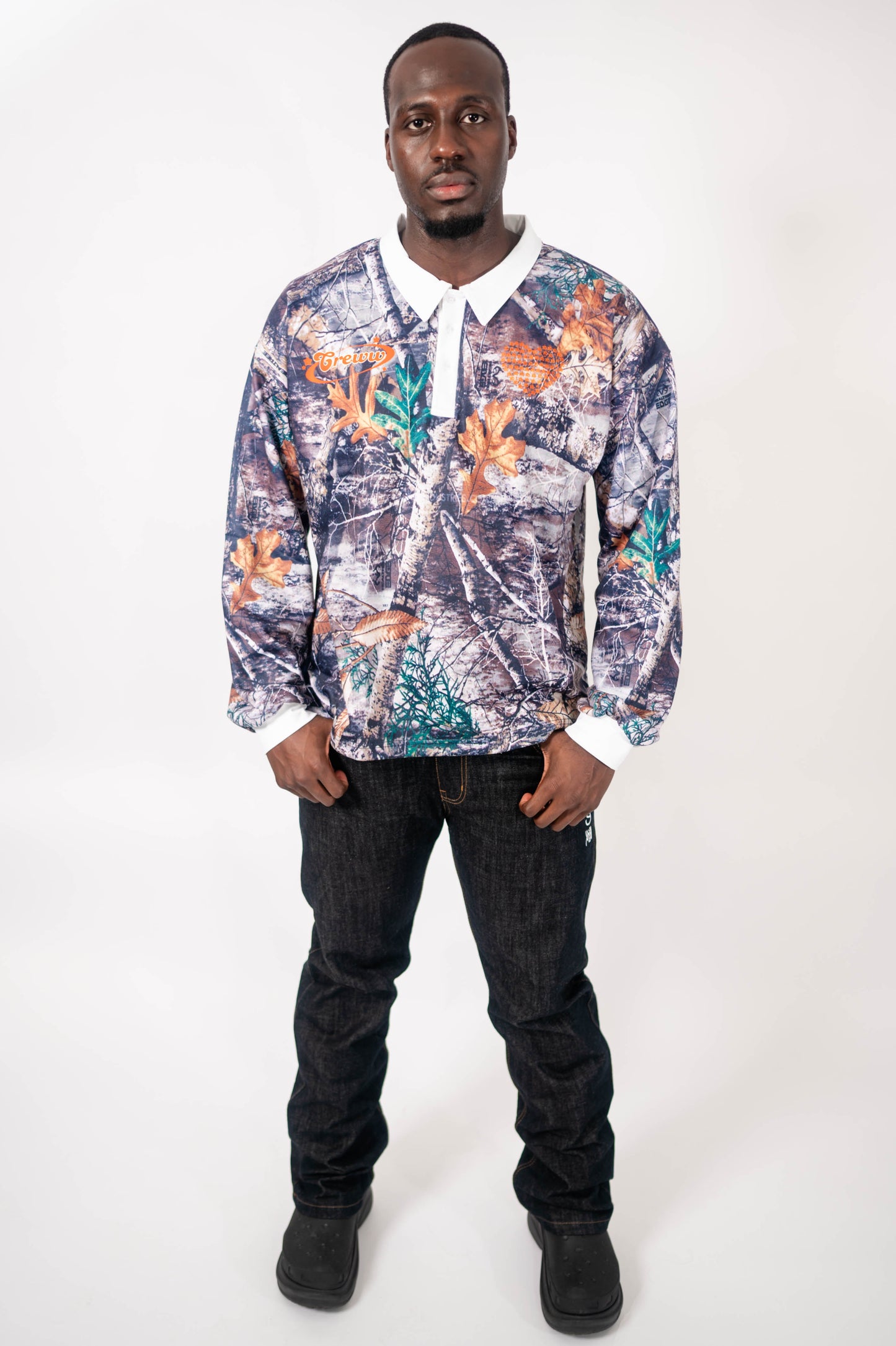 CrewwXO Camo Polo Rugby
