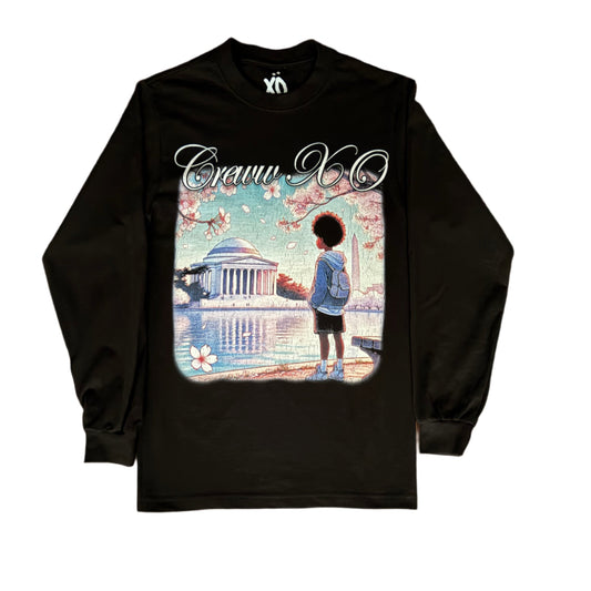 cherry blossom ls tee